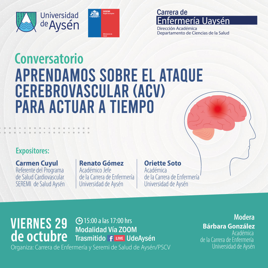 Conversatorio “Aprendamos sobre el Ataque CerebroVascular (ACV) para actuar a tiempo”
