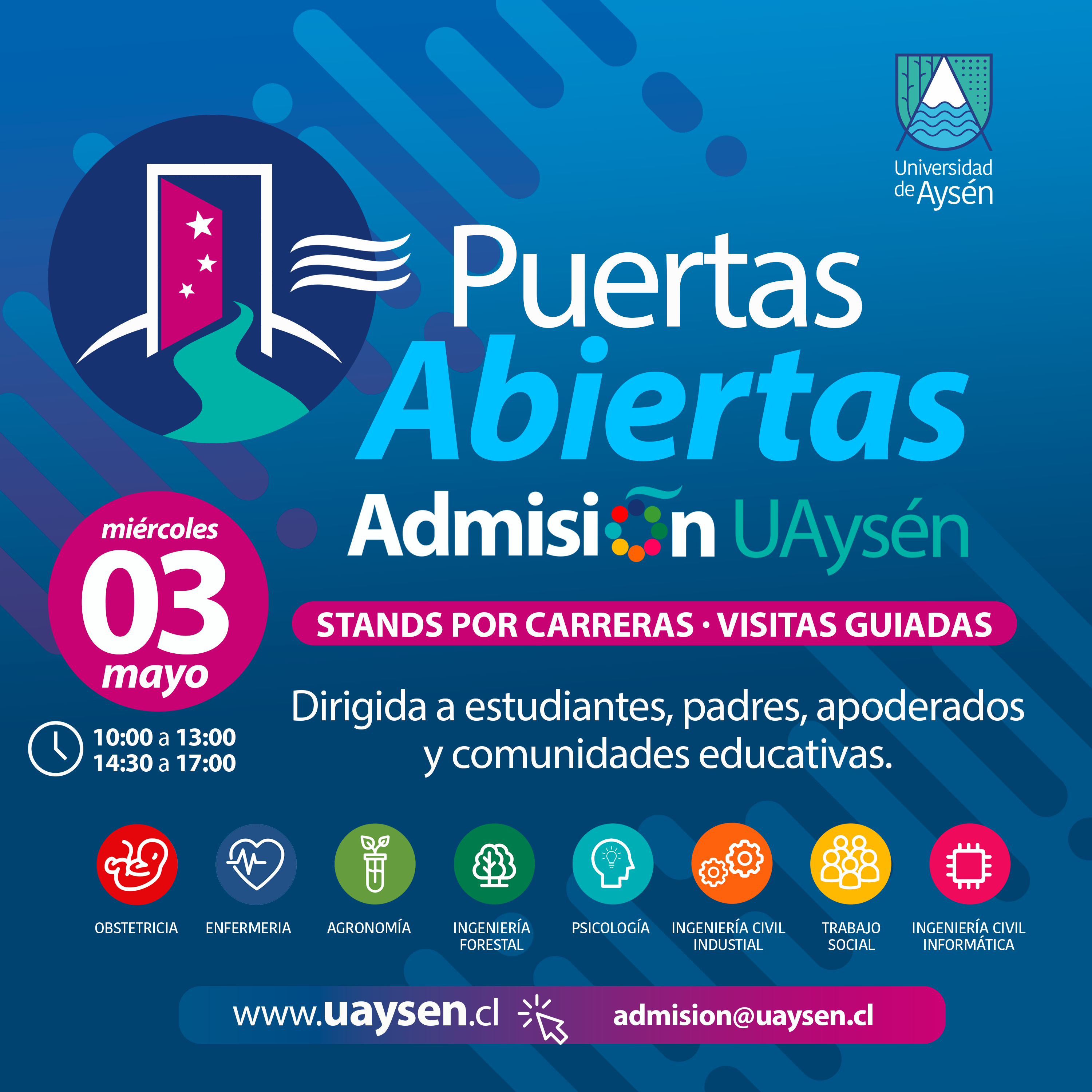 Jornada Puertas Abiertas Admisión UAysén