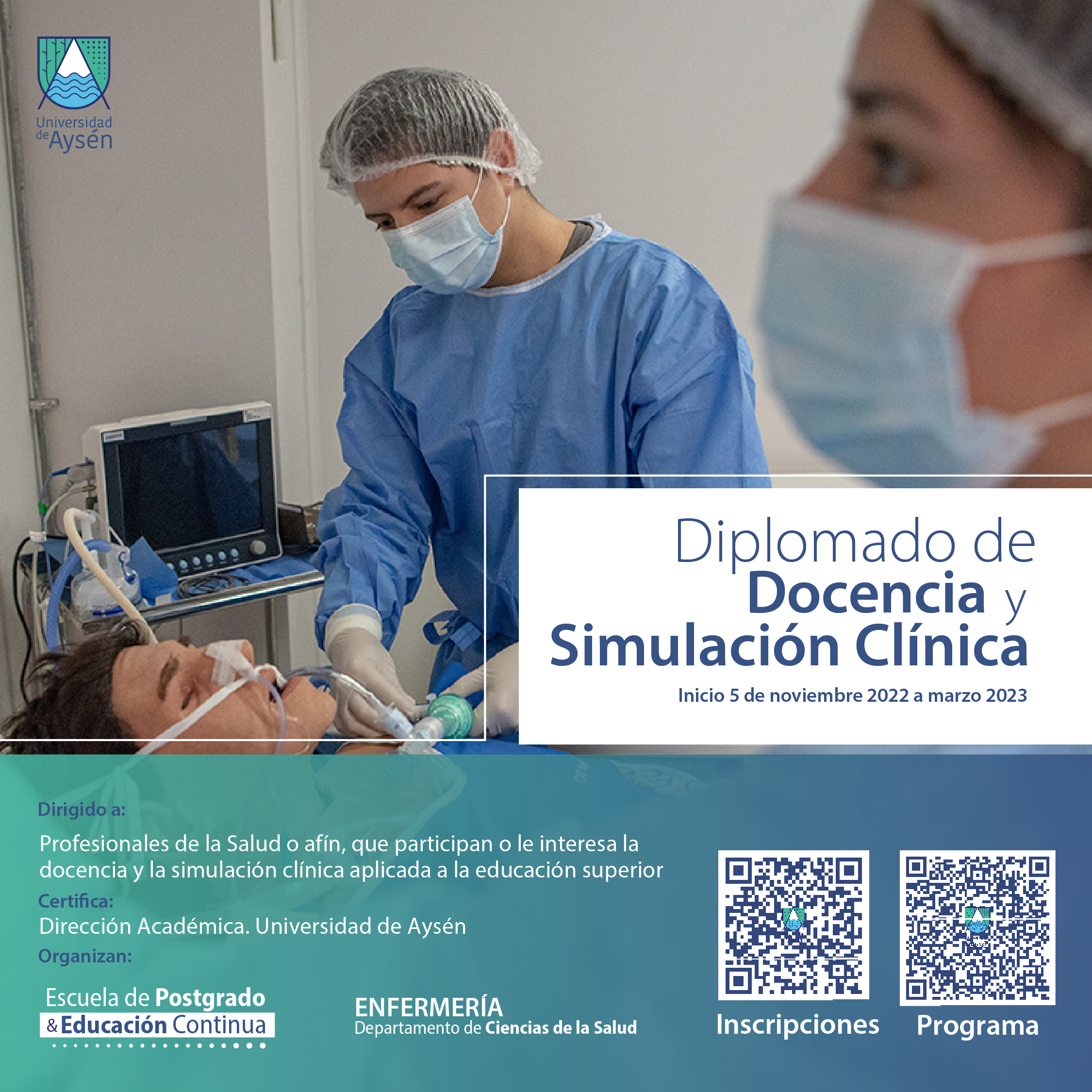 Inscripciones abiertas: Diplomado en Docencia y Simulación Clínica