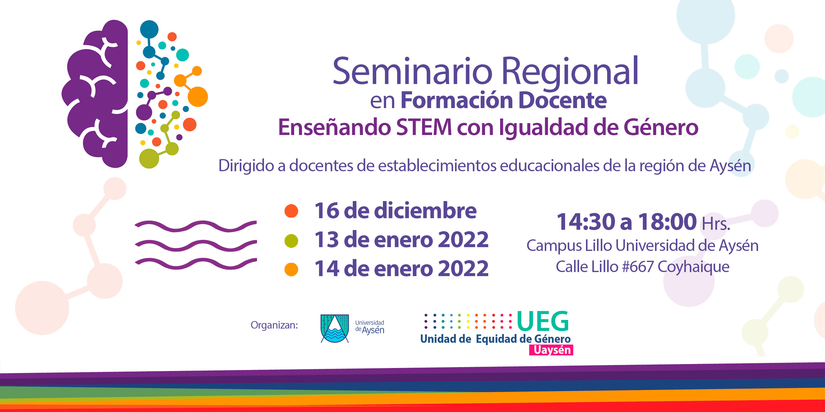 UAysén realizará seminario “Enseñando STEM con Igualdad de Género”