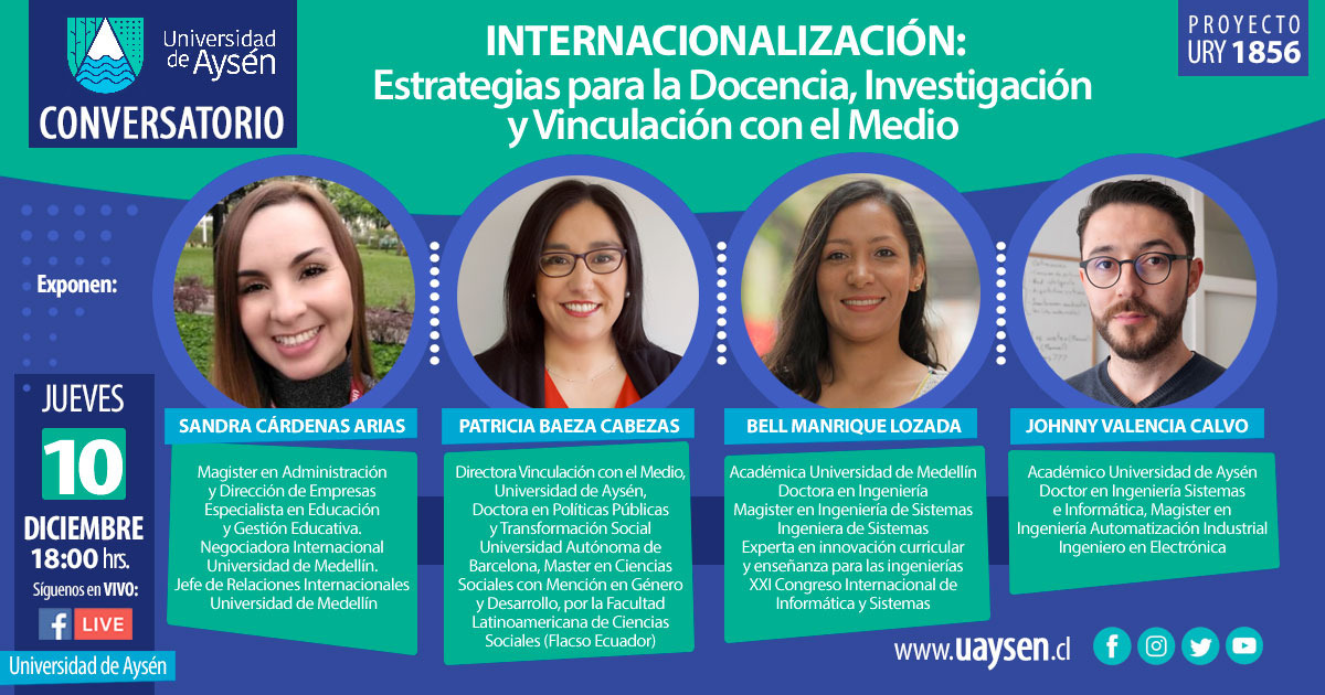 Conversatorio: Internacionalización estrategias para la docencia, investigación y vinculación con el medio