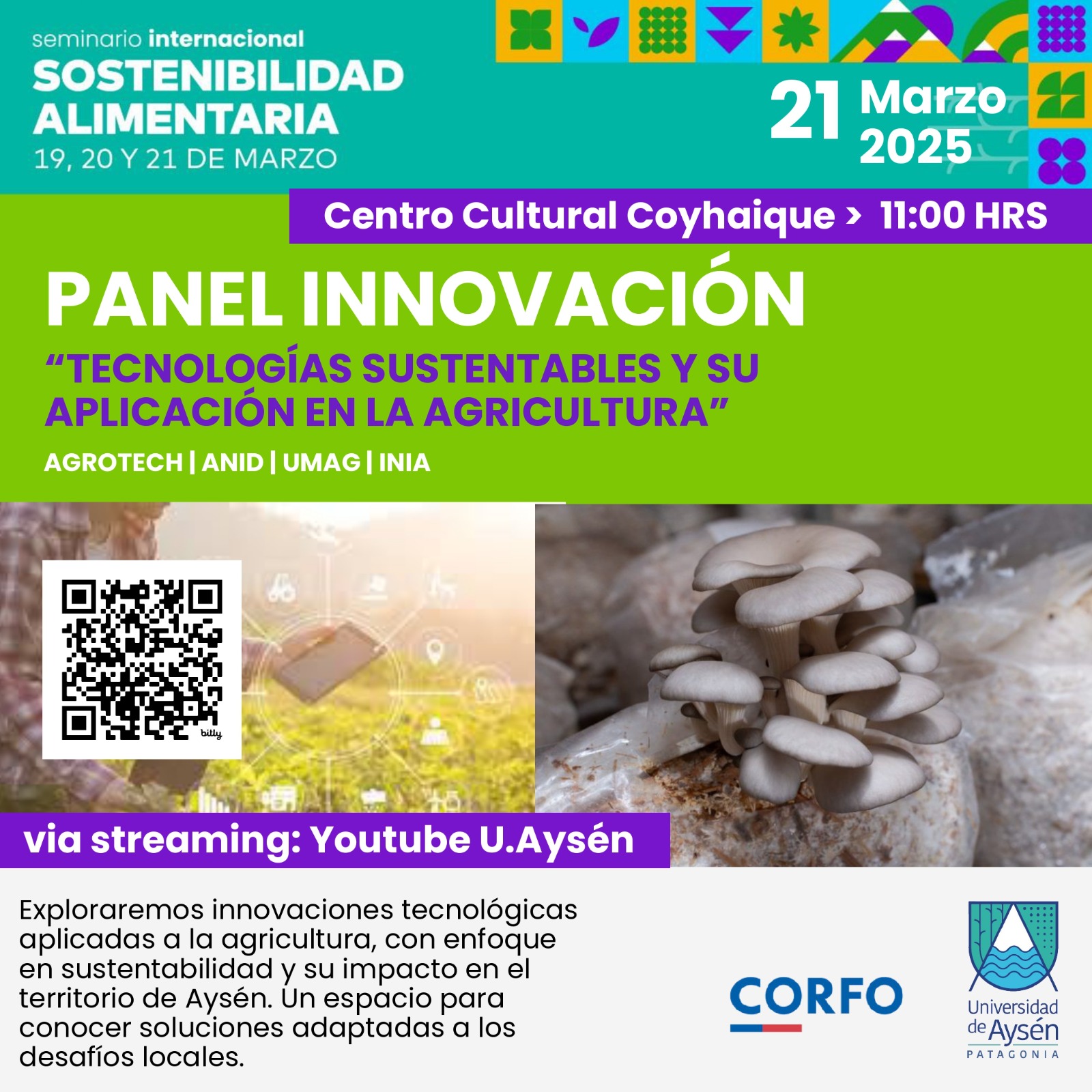 PANEL INNOVACIÓN "TECNOLOGÍAS SUSTENTABLES Y SU APLICACIÓN EN LA AGRICULTURA"
